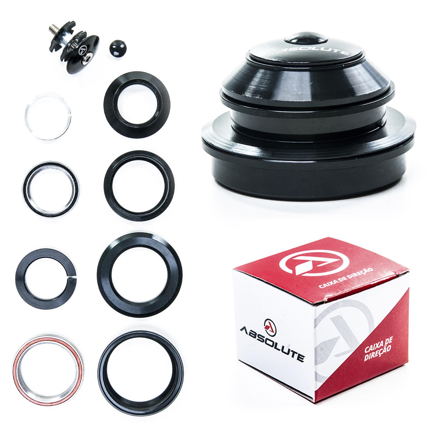 CAIXA DE DIREÇÃO TAPERED ZS 44/56 GARFO TAPERED+REDUT