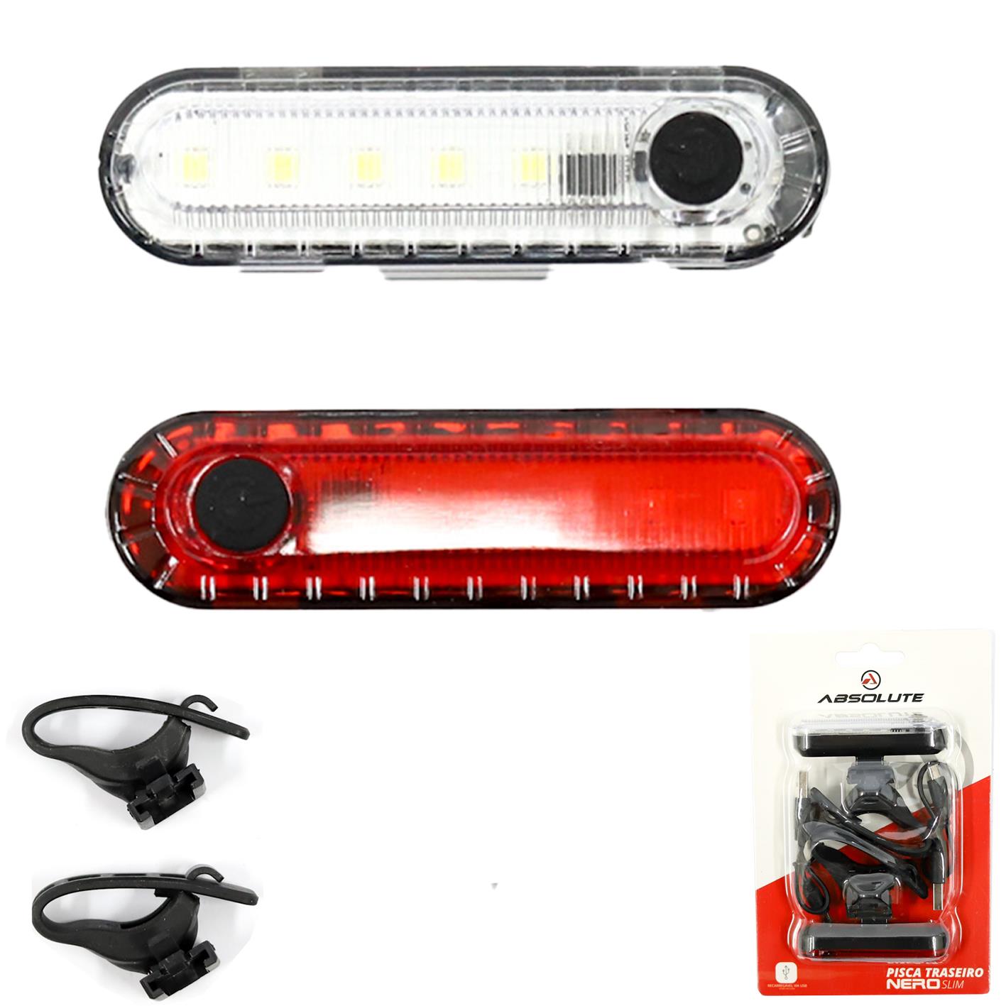 PISCA DIANTEIRO/TRASEIRO ABSOLUTE NERO SLIM USB